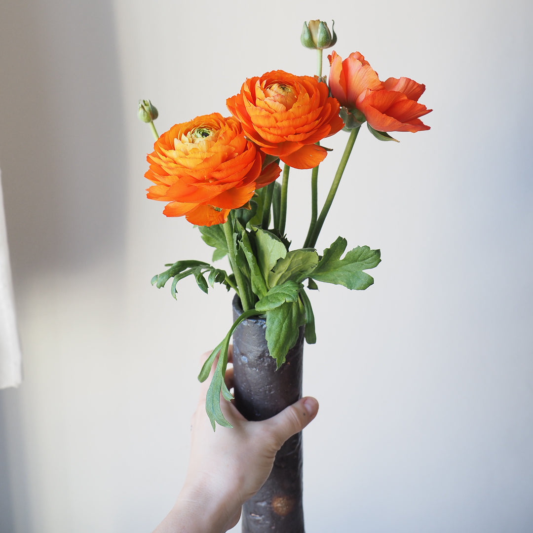 Woodfired Kuro Vase
