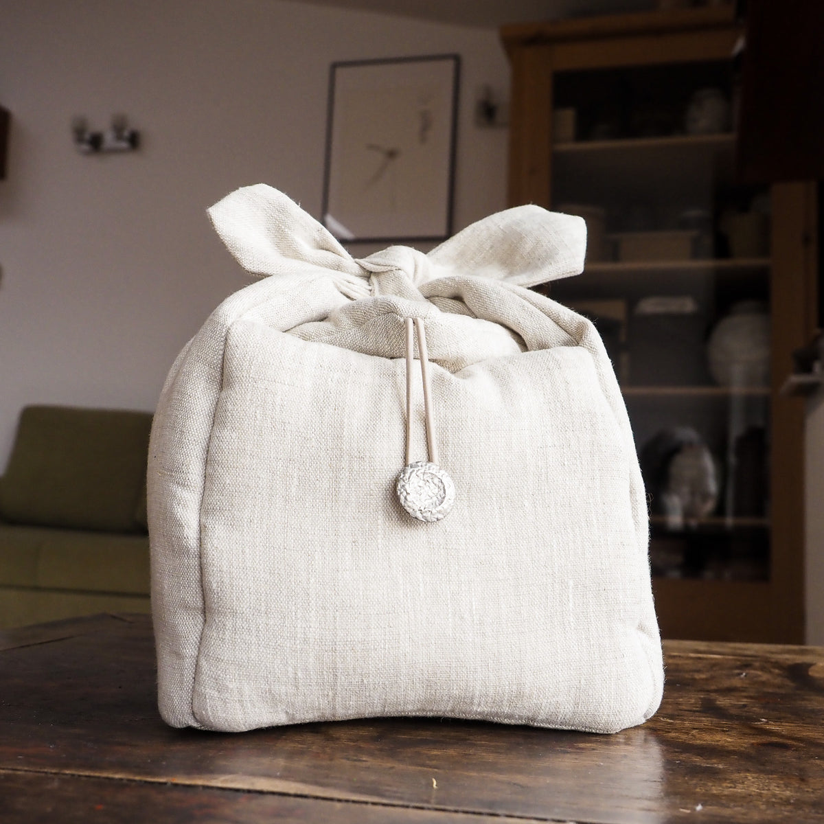 Linen Travel Bag