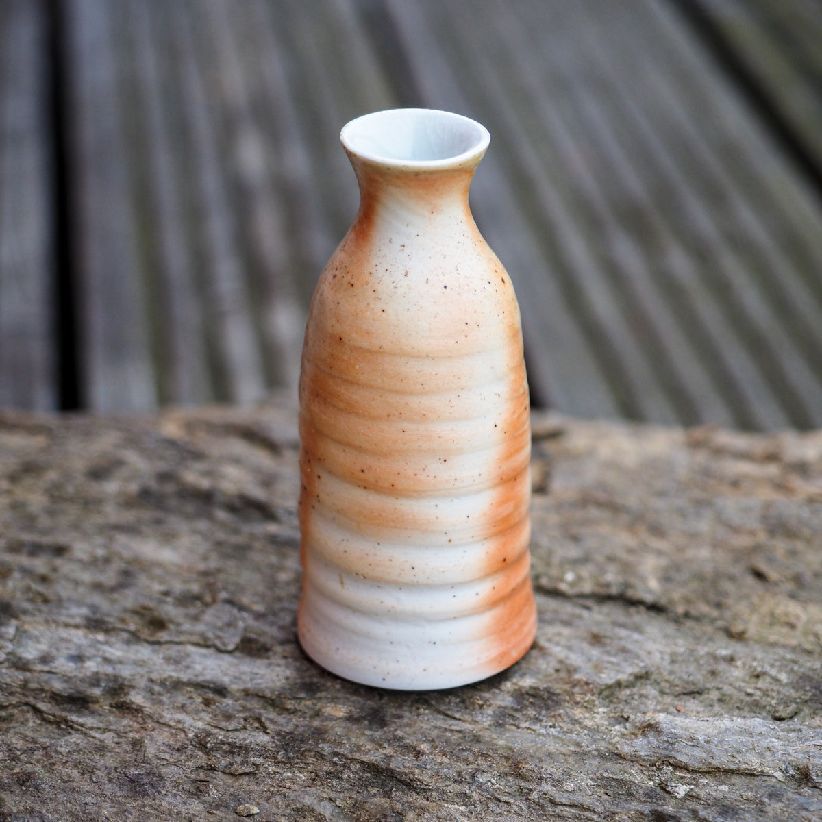 Peach Bloom Woodfired Vase