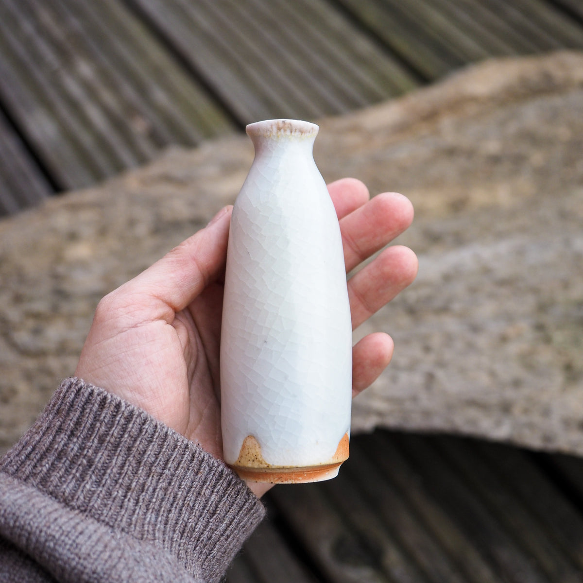 Woodfired Porcelain Vase