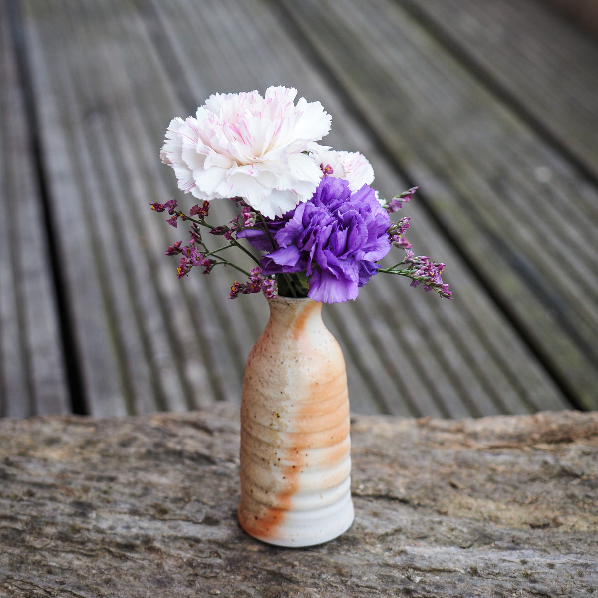 Peach Bloom Woodfired Vase