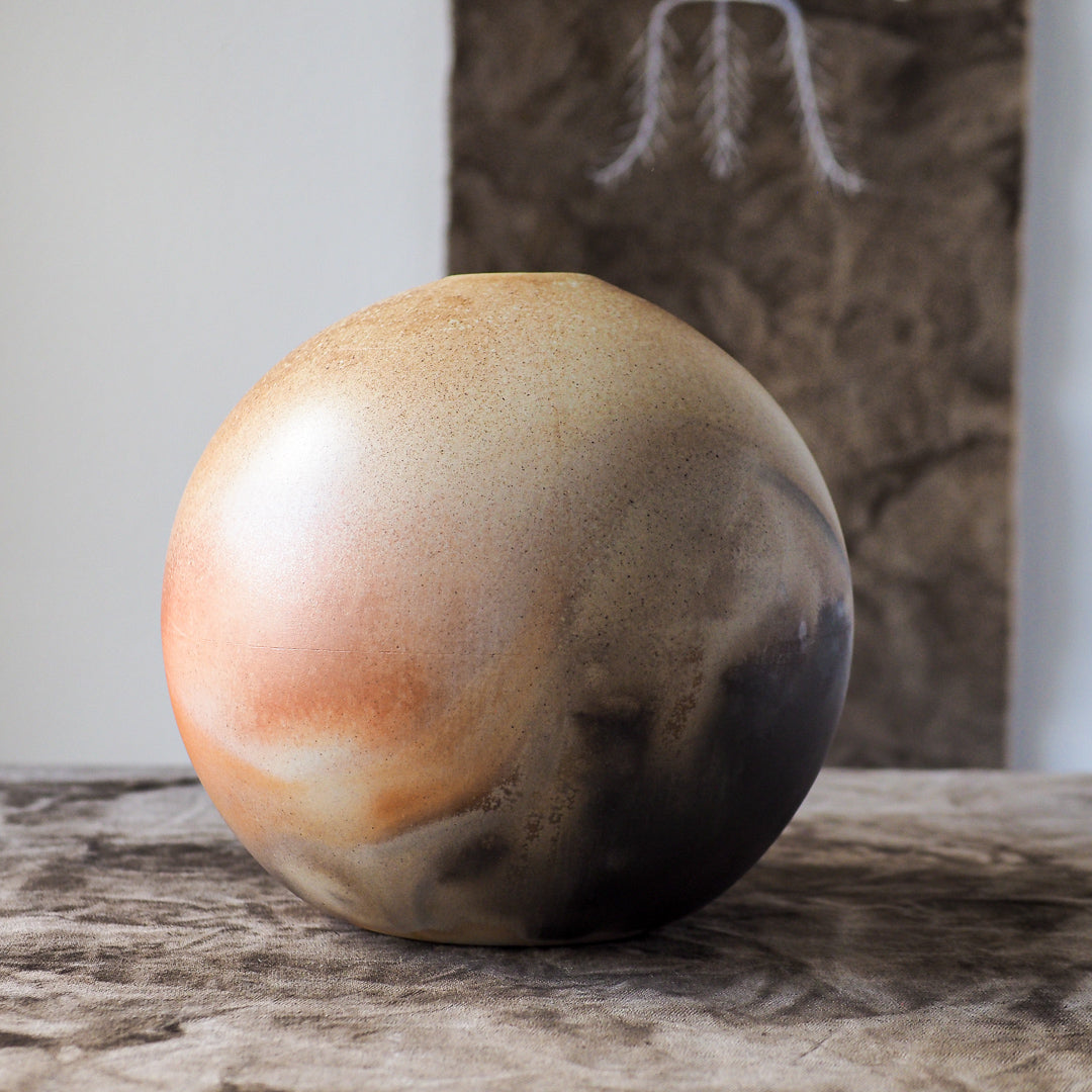 Woodfired Sphere Vase