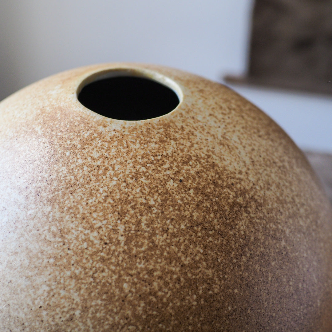 Woodfired Sphere Vase