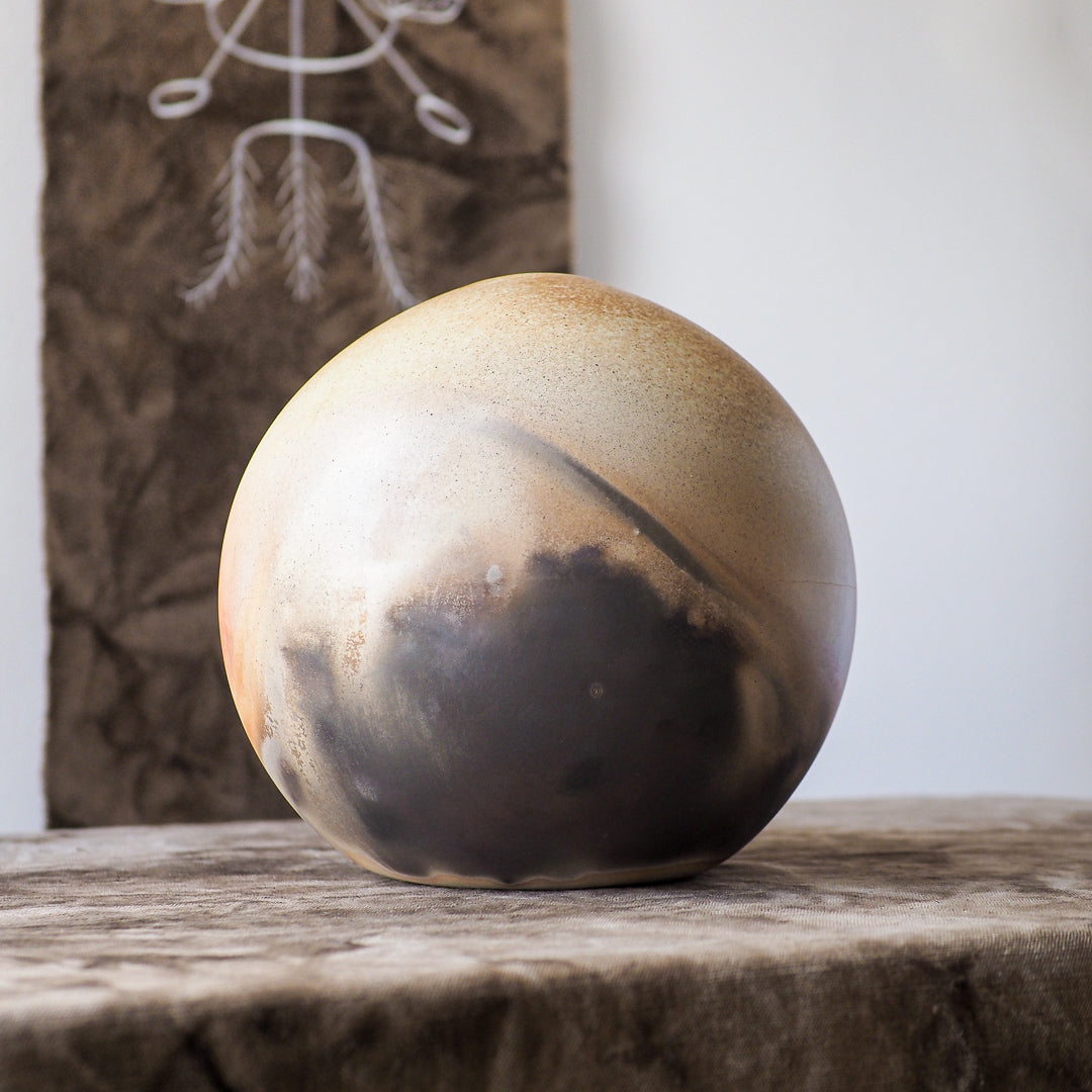 Woodfired Sphere Vase