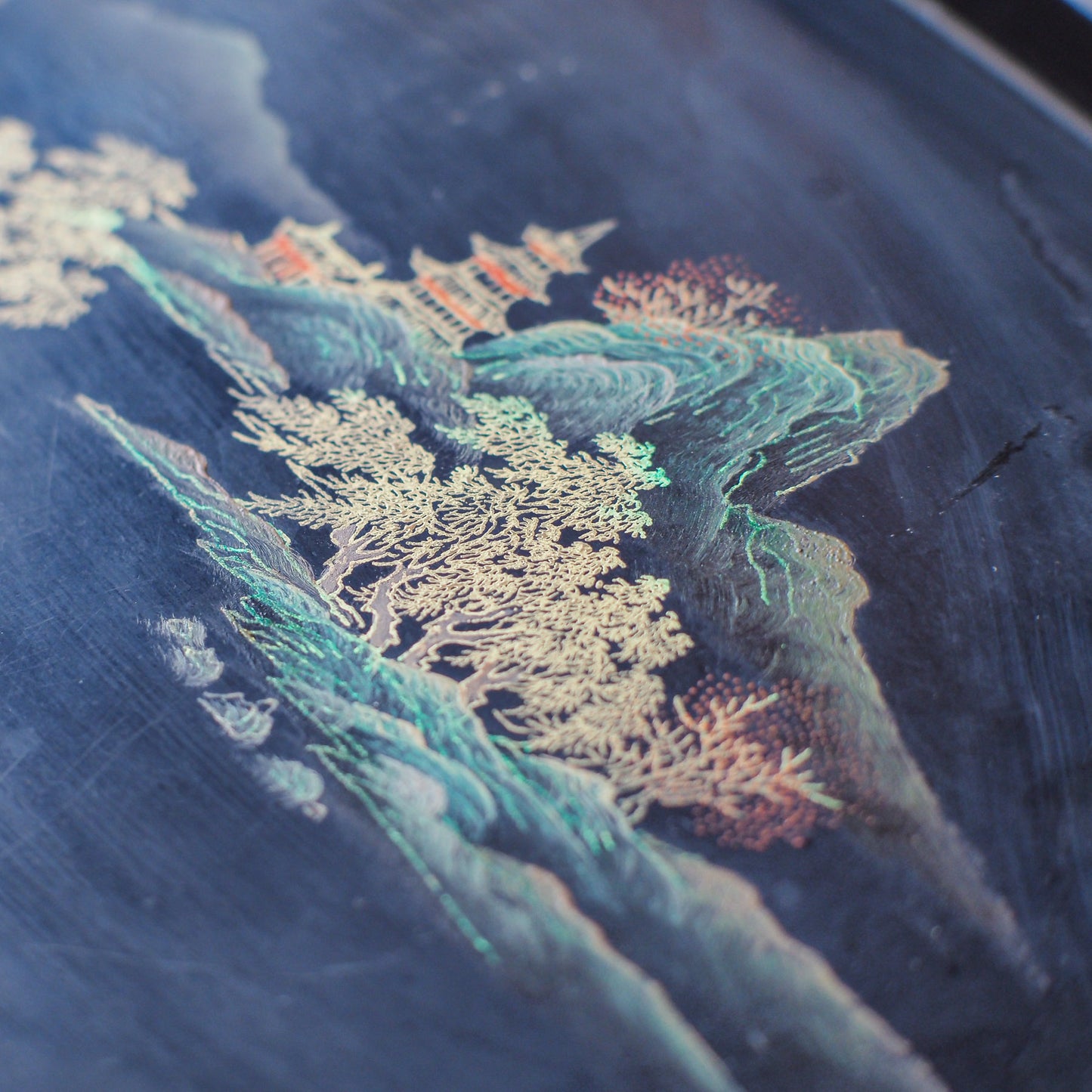 Black Lacquer Tray