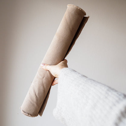 Puerh Dyed Chabu with Tea Embroidery