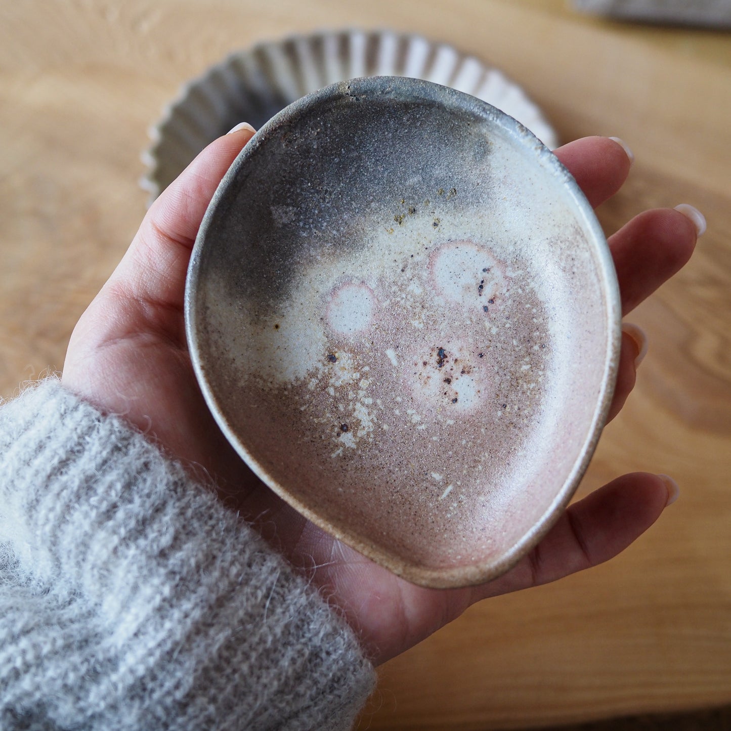 Woodfired Chrysanthemum Plate + Scoop