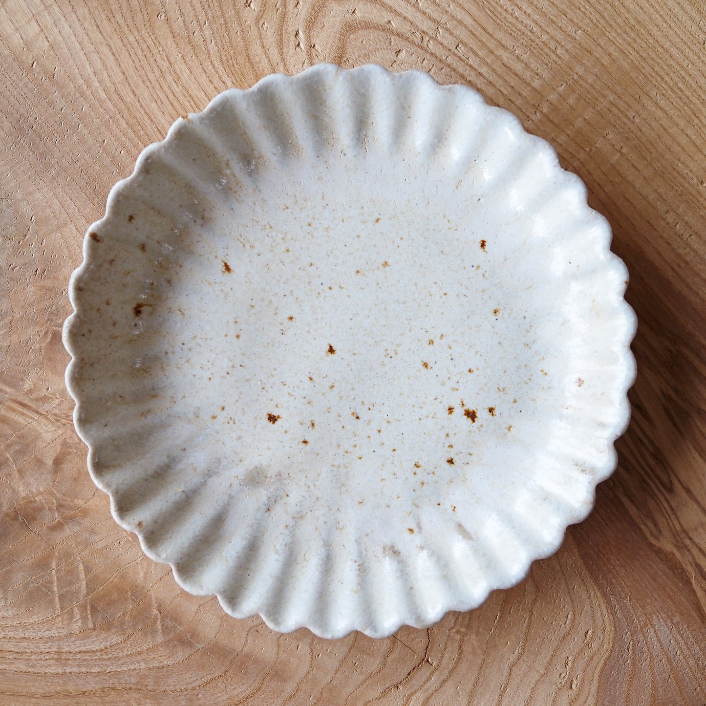 Woodfired Chrysanthemum Plate