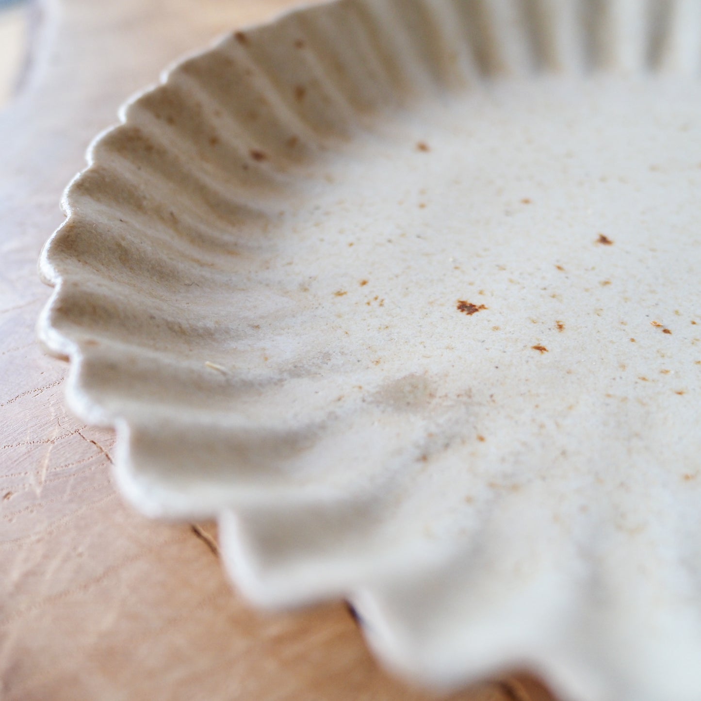 Woodfired Chrysanthemum Plate