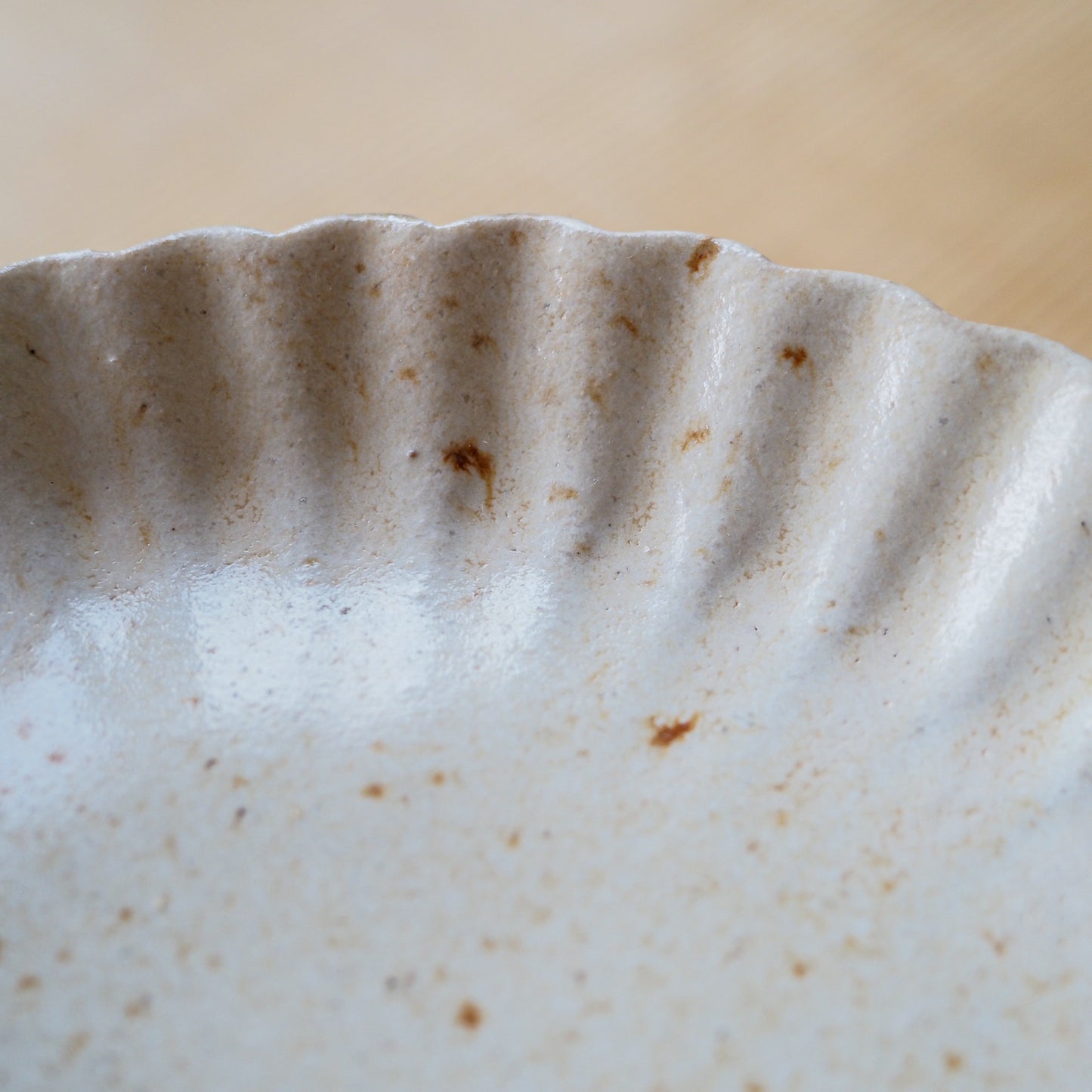 Woodfired Chrysanthemum Plate