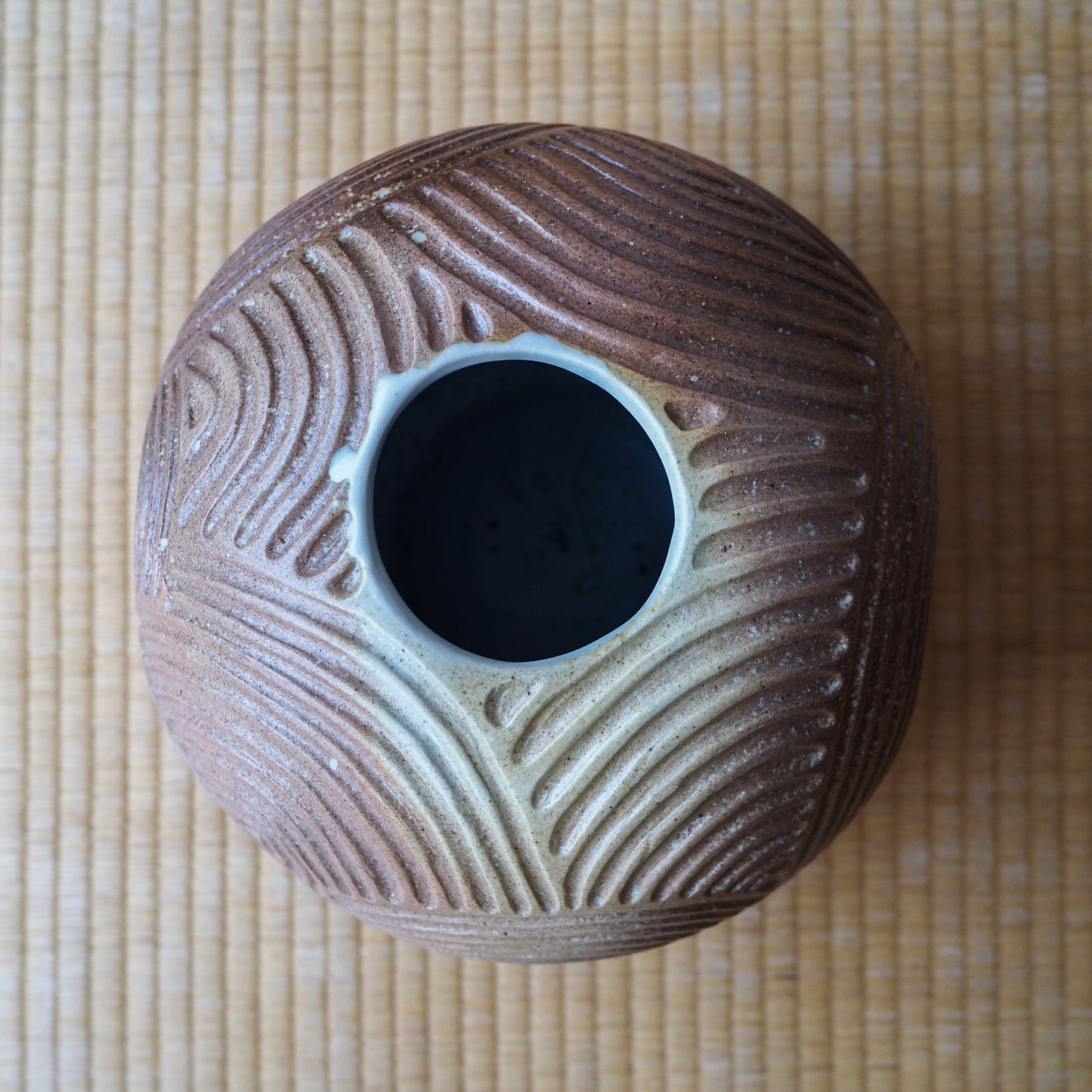 Woodfired Seigai Ha Vase