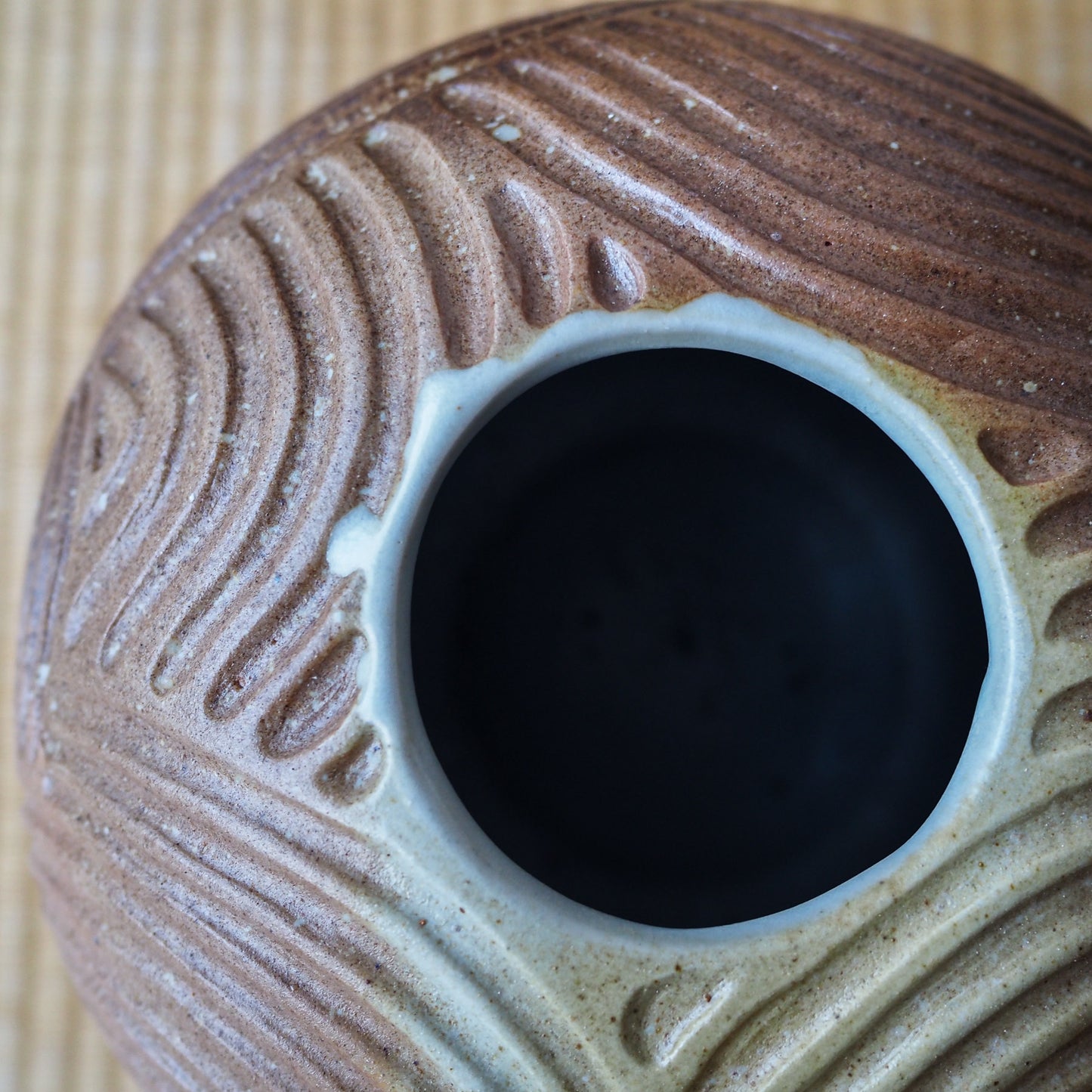 Woodfired Seigai Ha Vase