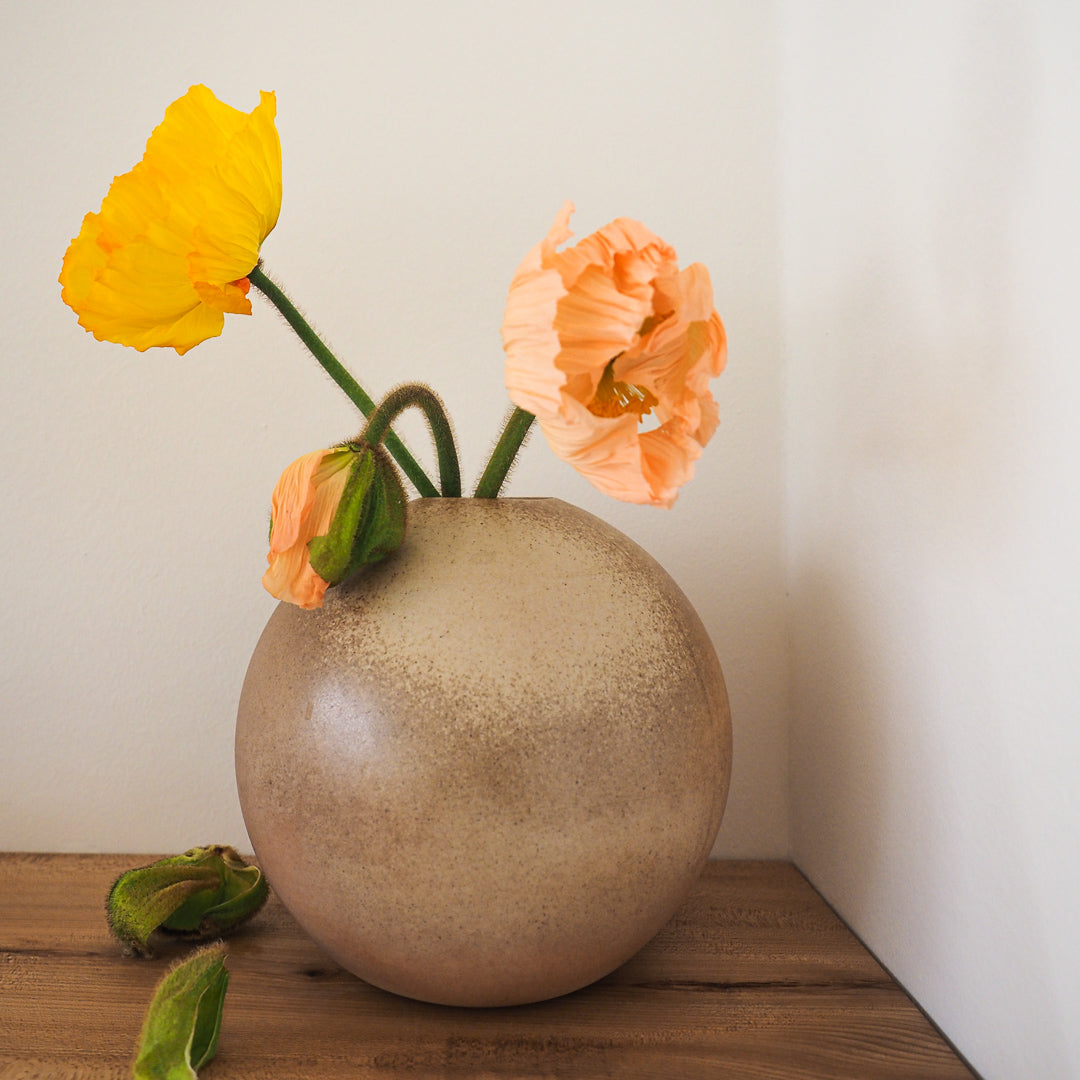 Woodfired Sphere Vase