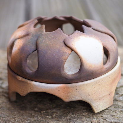 Woodfired Dark Lotus Incense Holder
