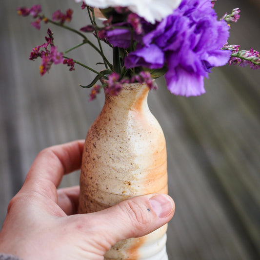 Peach Bloom Woodfired Vase