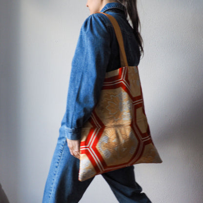 Vintage Japanese Obi Tote