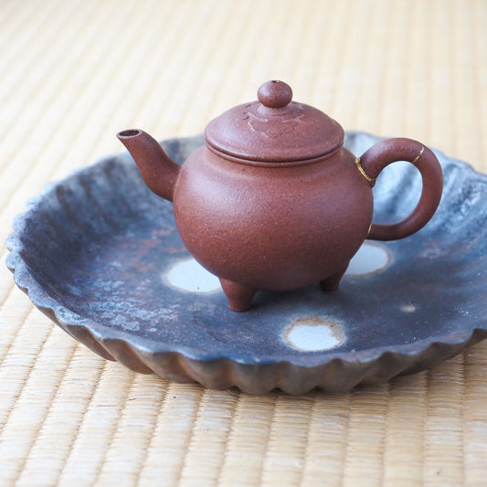 Woodfired Chrysanthemum Plate