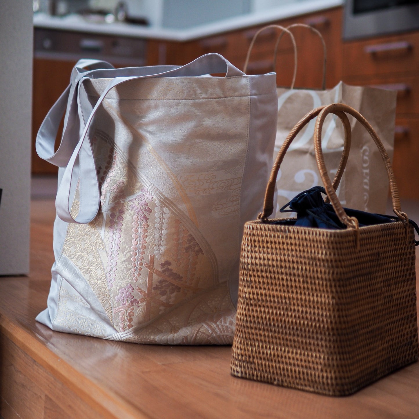 Vintage Japanese Obi Tote