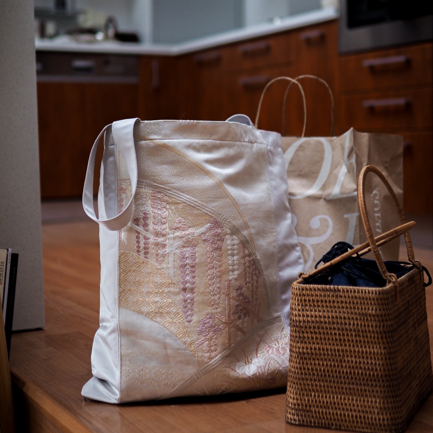 Vintage Japanese Obi Tote